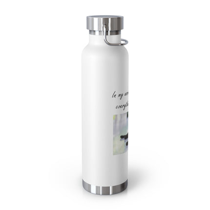 Cat Lover's 22oz Copper Vacuum Insulated Bottle - Inspirational Pet Design