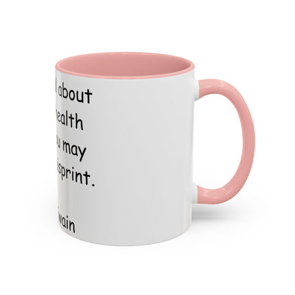 Mark Twain Quote Mug – 11oz Accent Cup for Bookish Mischief