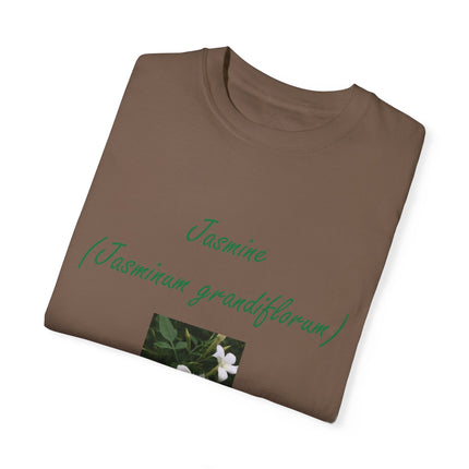 Jasmine Flower Tee – King of Flowers, Unisex Garment-Dyed