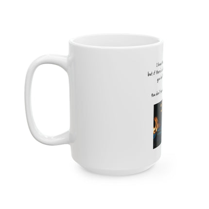 Ceramic Mug — 'You Don't Have to Burn Down the Library' Book Lover Coffee Mug (11oz/15oz)