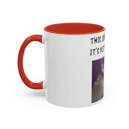 Kitty Glitter Mug – 11oz Accent Ceramic Cup for Cat Lovers