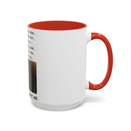 Accent Mug – Black Cat Print – Ceramic Drinkware – 15oz