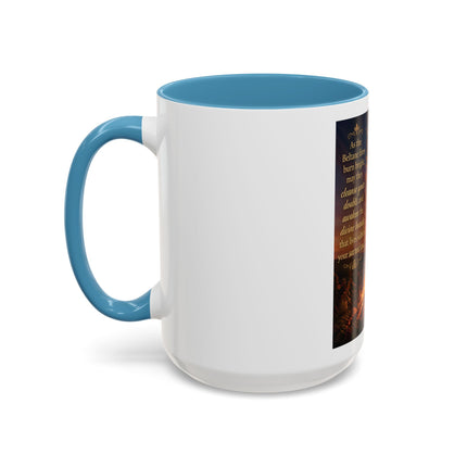 Mug — Pagan Bonfire Coffee Mug with Inspirational Beltane Quote