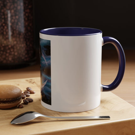 Moonlit Cat Coffee Mug — Whimsical Night Sky Art for Cat Lovers (11/15oz)