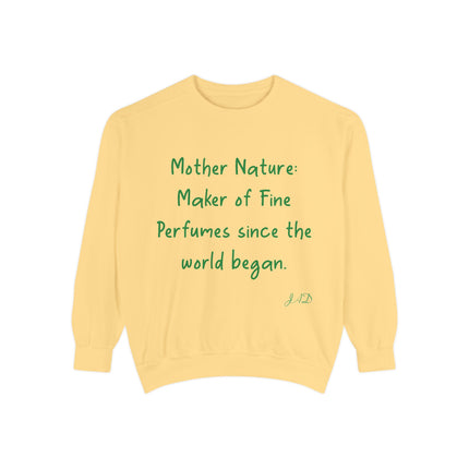 Mother Nature Sweatshirt – Eco-Friendly Unisex Garment-Dyed