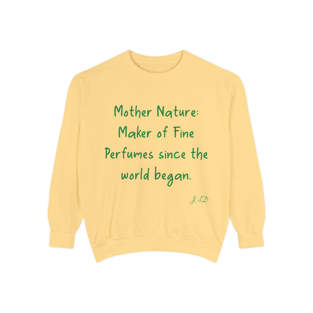 Mother Nature Sweatshirt – Eco-Friendly Unisex Garment-Dyed