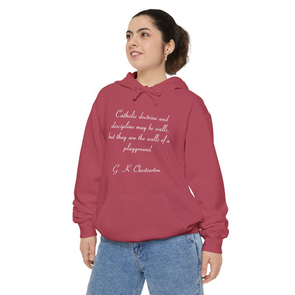 Catholic Doctrine 'Walls of a Playground' Hoodie