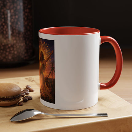 Mug — Pagan Bonfire Coffee Mug with Inspirational Beltane Quote