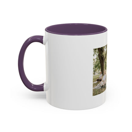 Inspirational Photo Accent Coffee Mug — “Don’t regret growing older. It is a privilege denied to many.”