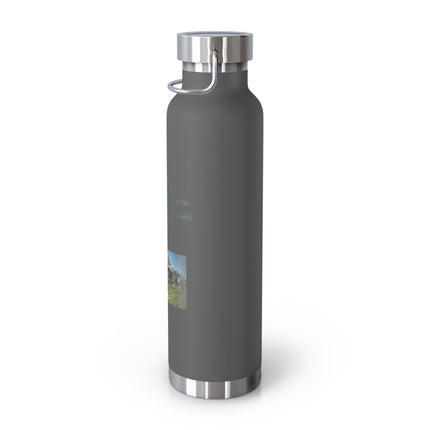 “Flower Child” Copper Bottle – 22oz Vacuum Insulated | Eco-Friendly
