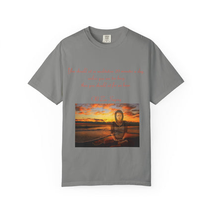 Serene Meditation Quote T-Shirt for Mindfulness Enthusiasts