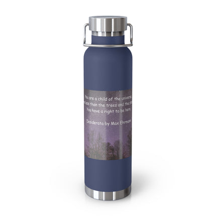 22oz Copper Bottle – Inspirational Quote – Eco-Friendly Gift