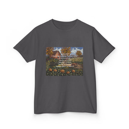 Inspirational Kids Heavy Cotton Tee - Cozy & Uplifting Design for Everyday Wear