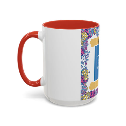Happy Hanukkah Mug – 15oz Accent Ceramic Cup for Festive Joy