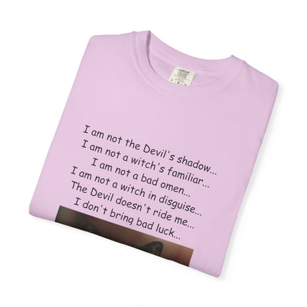 Unisex Cat-Themed T-Shirt – "Please Don't Hurt Me" Design