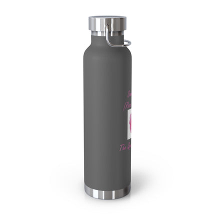 Damask Rose Insulated Bottle - 22oz - Floral Design - Perfect for Nature Lovers