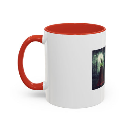 Blessed Be the Witches Accent Coffee Mug — Witchcraft Poem, Gothic Pagan Gift