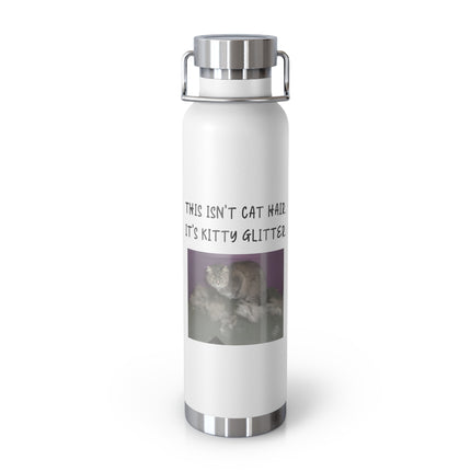 Kitty Glitter Bottle – 22oz Insulated Flask for Cat Lovers