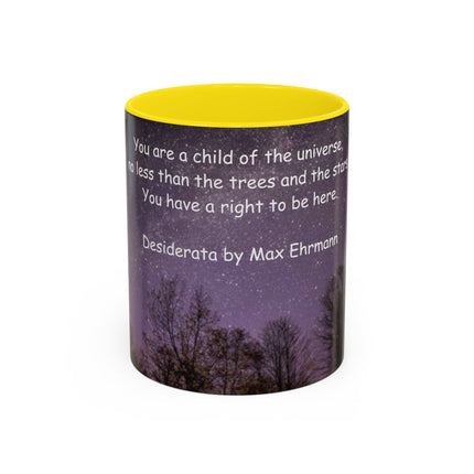 Desiderata Quote Mug – 11oz Accent Ceramic Drinkware