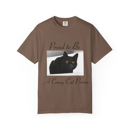 Proud to Be A Crazy Cat Person Unisex T-Shirt - Perfect for Cat Lovers