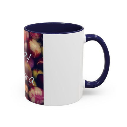 Ostara Accent Mug – 11oz Ceramic Cup with Colored Egg Design