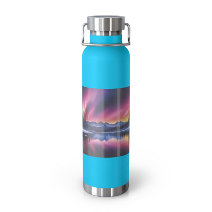 Aurora Landscape Insulated Water Bottle – 22oz Vacuum Flask