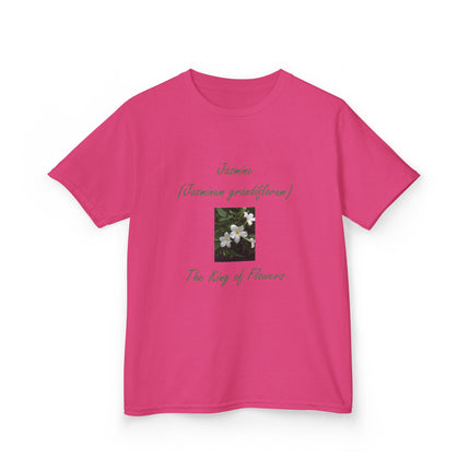 Jasmine Kids Tee – King of Flowers, Heavy Cotton