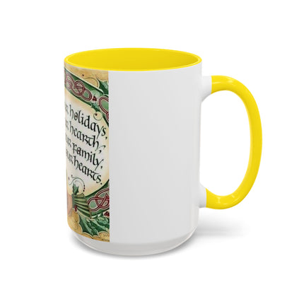 Celtic Holiday Blessings Mug – 15oz Accent for Cozy Gatherings
