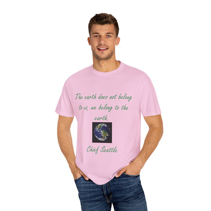 Eco-Friendly T-Shirt – “We Belong to the Earth” Design