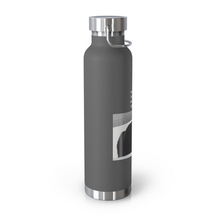 ‘No Worries Only Meow’ – 22oz Copper Bottle for Cat Lovers
