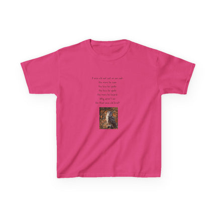 Kids Graphic Tee — Whimsical Poem & Owl Art