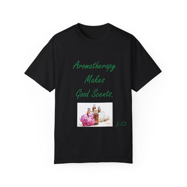 Aromatherapy T-Shirt – “Makes Good Scents” Design (Unisex)