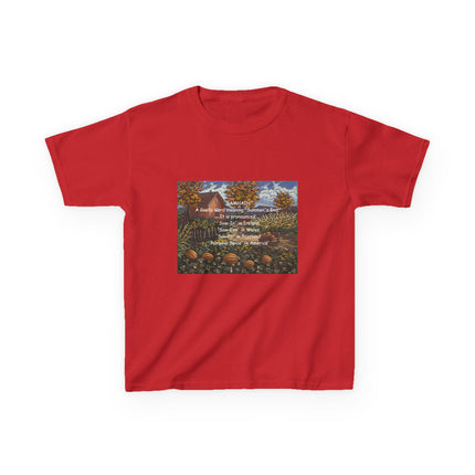 Inspirational Kids Heavy Cotton Tee - Cozy & Uplifting Design for Everyday Wear