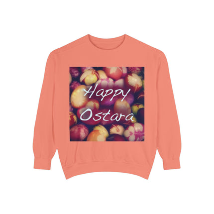 Happy Ostara Unisex Garment-Dyed Sweatshirt