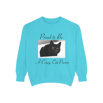 Proud to Be a Crazy Cat Person Sweatshirt – Cozy Unisex Gift