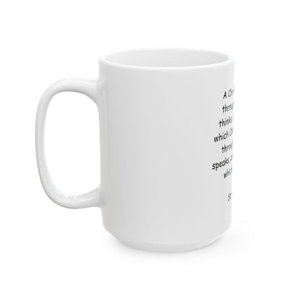 Inspirational Christian Quote Mug – St. Augustine Faith Coffee Cup (11oz/15oz)