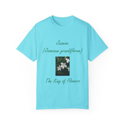 Jasmine Flower Tee – King of Flowers, Unisex Garment-Dyed