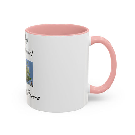 Ylang Ylang Coffee Mug – 11oz “Flower of Flowers” Ceramic Cup