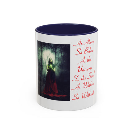Mystical Accent Mug – “As Above, So Below” Enchanting Design, 11oz