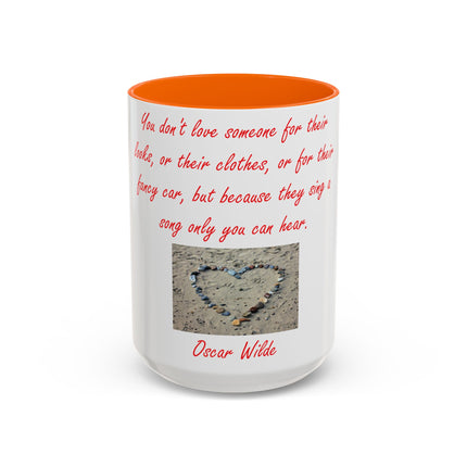 Oscar Wilde Quote Mug – 15oz Accent Ceramic Drinkware