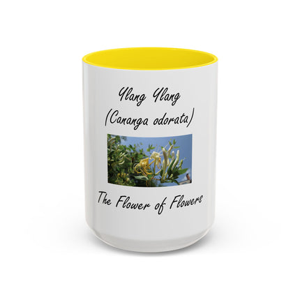 Ylang Ylang Botanical Coffee Mug — "The Flower of Flowers" (11/15oz)