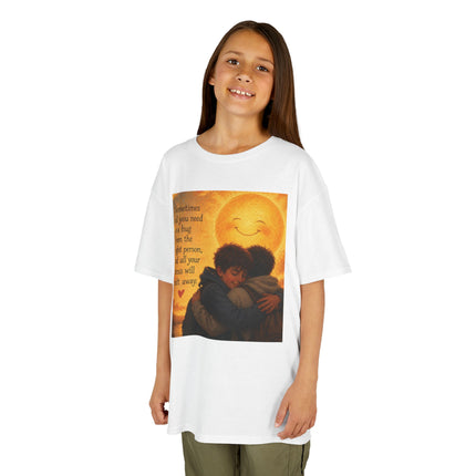 Kids Hug Tee — "Sometimes all you need is a hug" Heartwarming Children's T‑Shirt