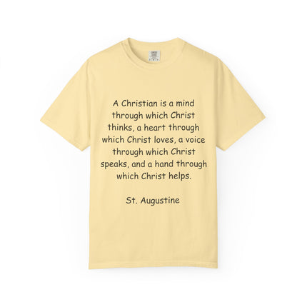 Inspirational Quote T-Shirt - Unisex Garment-Dyed Tee