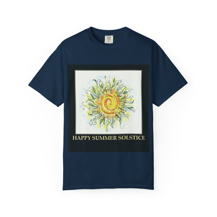 Happy Summer Solstice Unisex Garment-Dyed T-Shirt