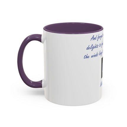 Nature Quote Accent Mug – 11oz Ceramic with Gibran Verse