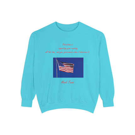 Patriotic Quote Sweatshirt for American Pride