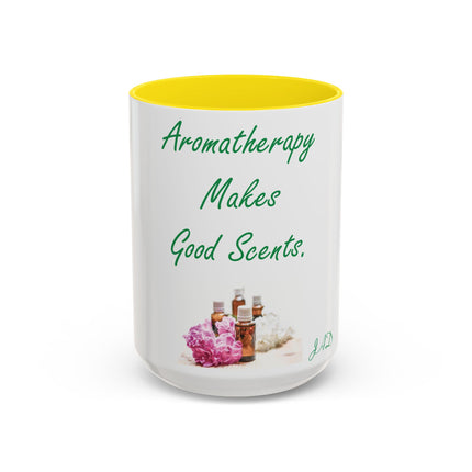 Aromatherapy Accent Mug – “Makes Good Scents” Design, 15oz