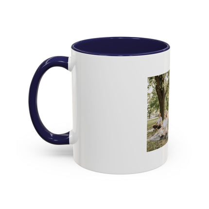 Inspirational Photo Accent Coffee Mug — “Don’t regret growing older. It is a privilege denied to many.”