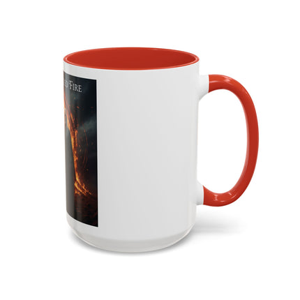 Aging Is Sacred Fire Coffee Mug — Fantasy Elder Couple Accent Mug (11/15oz)