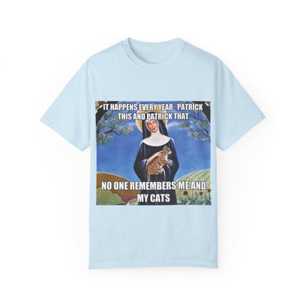 Funny Cat Lover T-Shirt – ‘No One Remembers Me & My Cats’